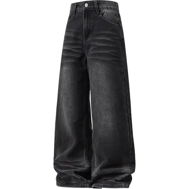 金盾 秋季长裤百搭立体猫须廓形宽松直筒休闲裤 男款