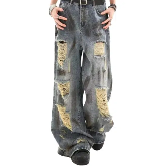 micby Vintage Ink Wash Jeans