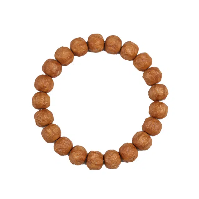 镯钰瑭 新中式国风国潮盘玩文玩绕指柔精致精品日常通勤小众复古文艺风汉服小清醒民族风平安#好运 猴头核桃 手串 男女同款情侣款