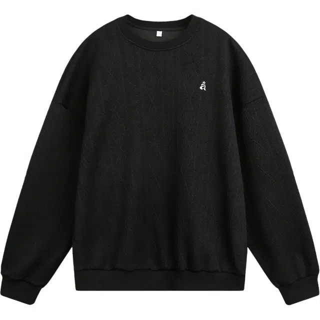 金盾 春秋季男外套套头衫复古字母秋季款圆领刺绣卫衣 男款