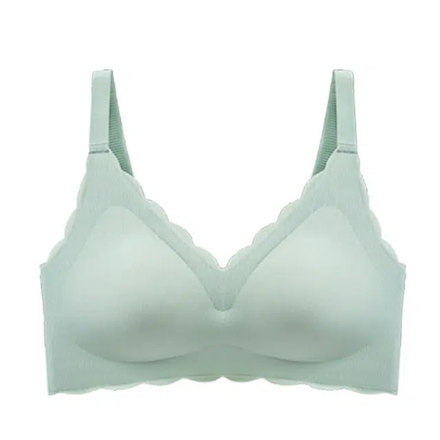 慕梵度 无痕大码内衣女软支撑大胸显小防下垂收副乳无钢圈固定杯轻薄舒适透气文胸 女款