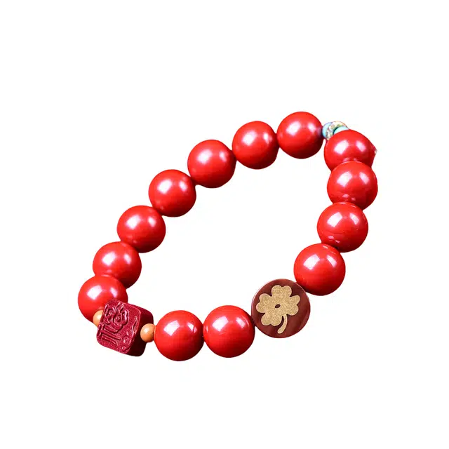 茂琼 帝王砂保真高含量辰砂设计时尚高级感小众百搭#好运 朱砂 手串 女款