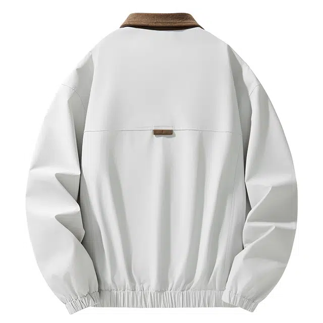 贵人鸟 生活系列 潮流拼色翻领百搭品牌字母印花宽松休闲美式复古夹克外套 男女同款