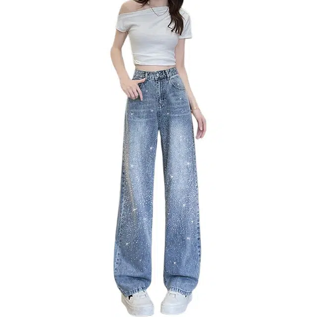 如续 休闲舒适简约牛仔裤 女款