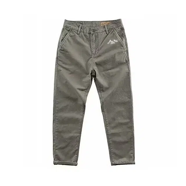 虫小绿 高端时尚简约潮男透气潮牌复古拼接立体裁剪设计日常出行穿搭锥形工装休闲裤 男女同款