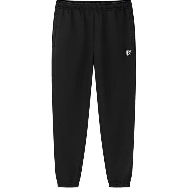 鸿星尔克 生活系列 休闲简约束脚印花舒适百搭透气针织运动裤 男款