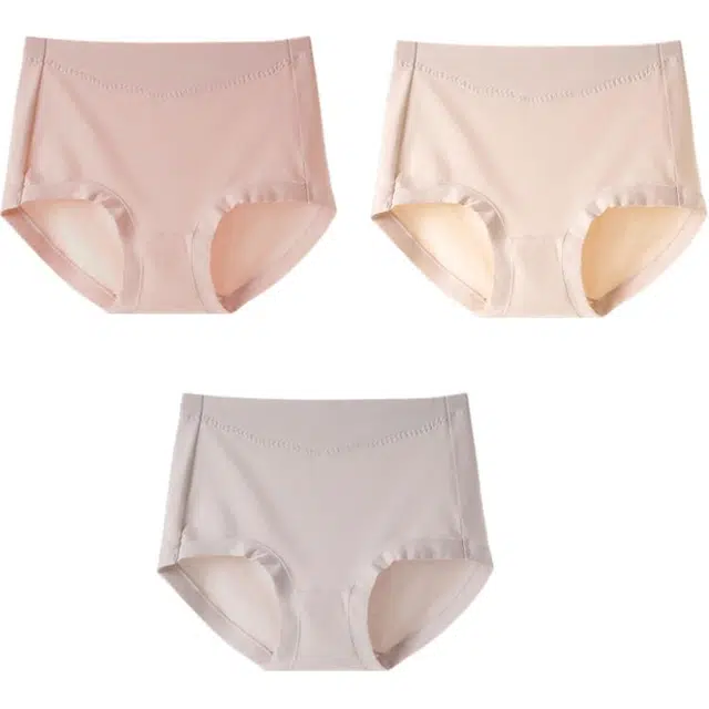 轻迎 抗菌裆无痕薄款三角内裤 女款