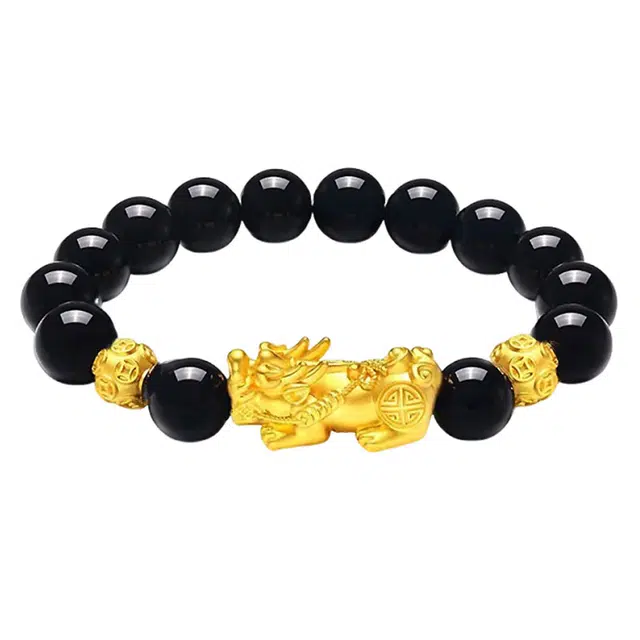 完美爱 招财貔貅 国潮吞金兽招财纳福八方来财 纯银新中式小众轻奢高级感通勤百搭金钱转运珠盘串#好运 玛瑙 手串 男款
