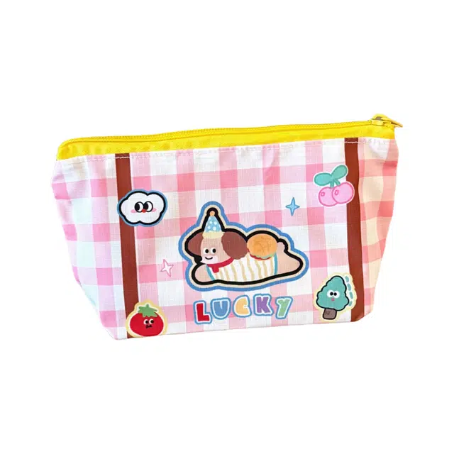 几多萌大容量化妆折叠收纳包 旅行收纳袋整理包 少女心手提行李包搬家出差分类袋化妆包洗漱包