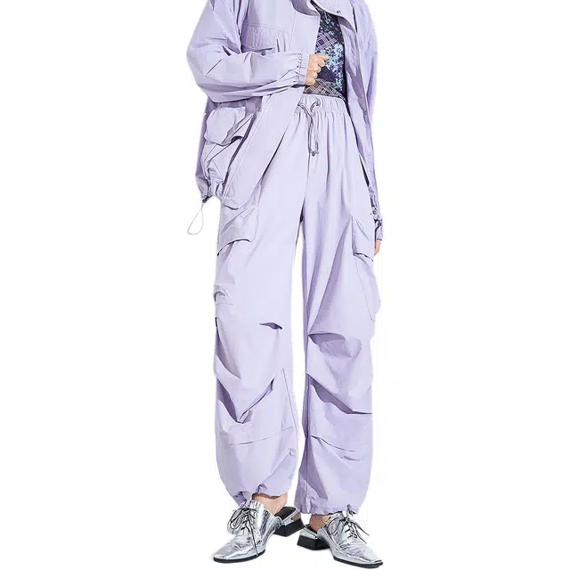 木果果木 美式街头风褶皱宽松工装裤 女款