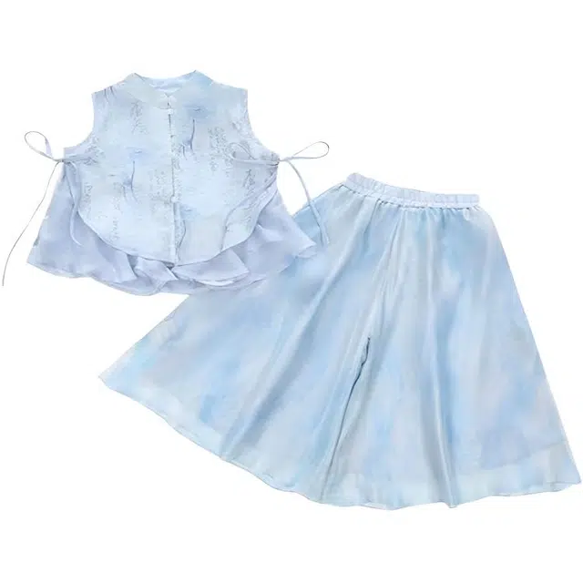 米囹汉服儿童古装国学男女童 民族套装中式国风