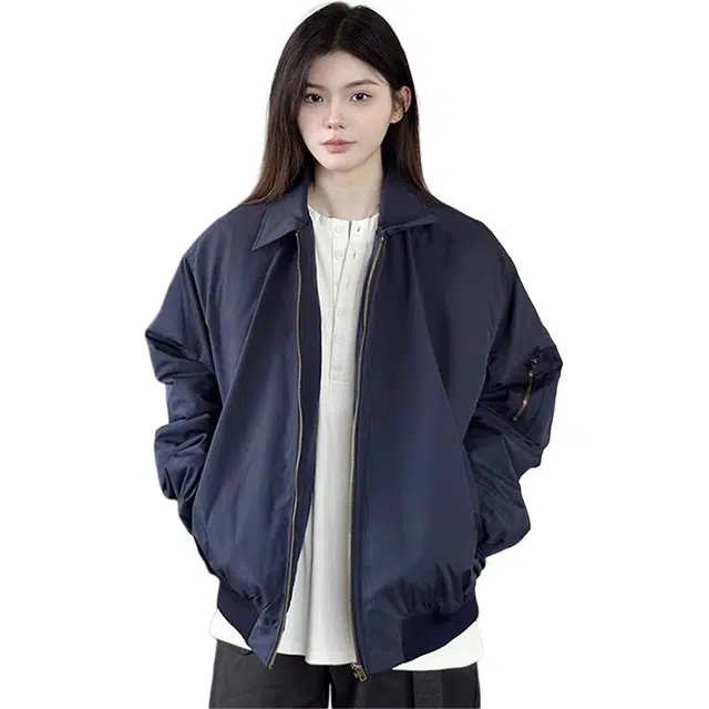 黑马漫画 短款飞行外套男春秋痞帅高级感夹克 男女同款