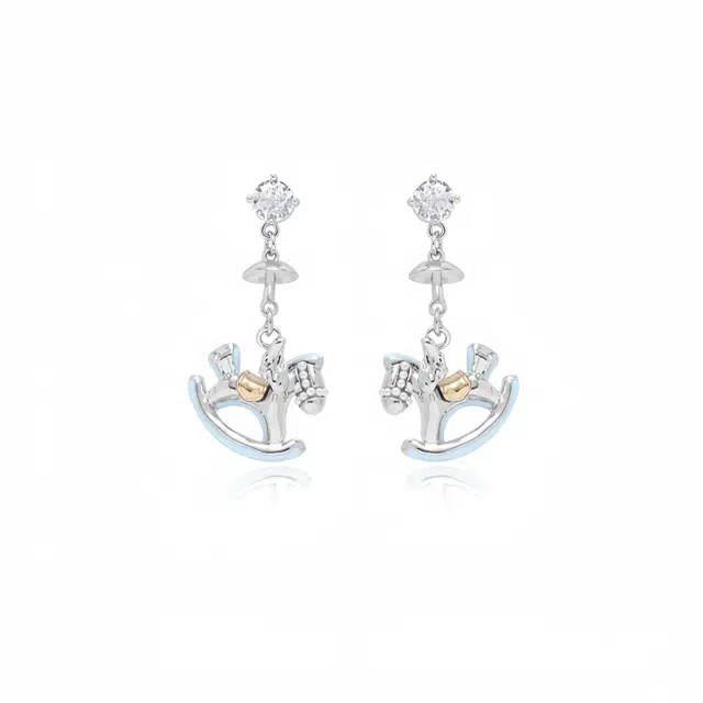 阿葱饰品 闪耀优雅甜美可爱少女心 精致高级感 小众设计时尚个性高级感 合金 耳环 女款