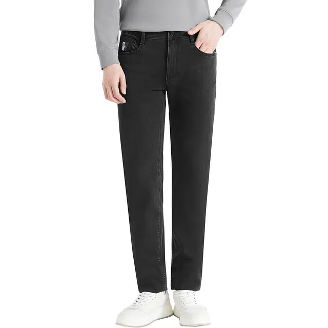 利郎 时尚都市水洗质感休闲简约百搭秋季牛仔裤 男款