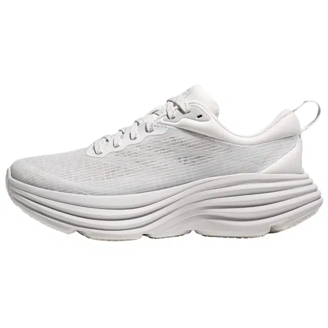 HOKA ONE ONE Bondi 8 Caged White Cosmic Grey