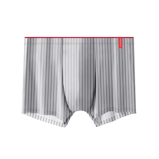 富贵鸟 冰丝凉感舒适透气运动平角内裤轻 男款