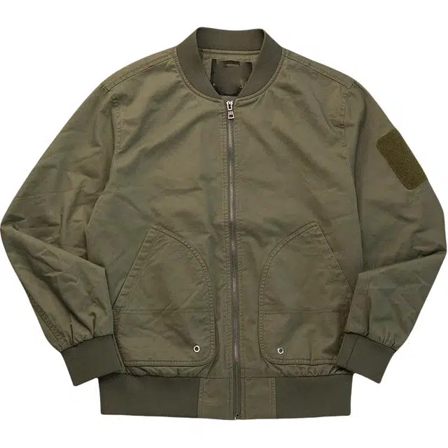 半空山 美式复古高街纯色简约基础款军事风工装大口袋宽松百搭夹克外套 男女同款