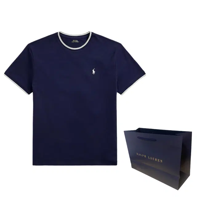 Polo Ralph Lauren SS25 Solid Pony Embroidered Crewneck T-Shirt Blue