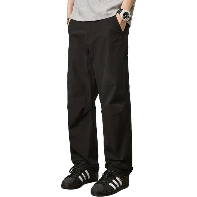 童先森 美式宽松垂感阔腿休闲裤 男款