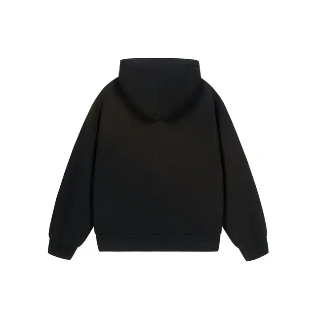 卡皮巴拉小黄豚 可露丽系列 美式高街国潮复古慵懒学院风大字母刺绣印花袖宽松落肩连帽秋冬无性别情侣百搭通勤外套绒感开衫卫衣 男女同款