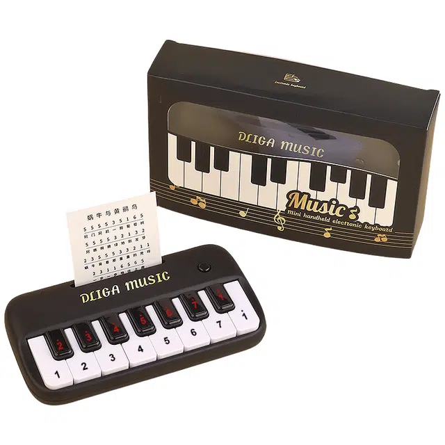 愉跃猫 初学口袋迷你电子琴 可弹音乐等多功能琴键乐器 儿童钢琴