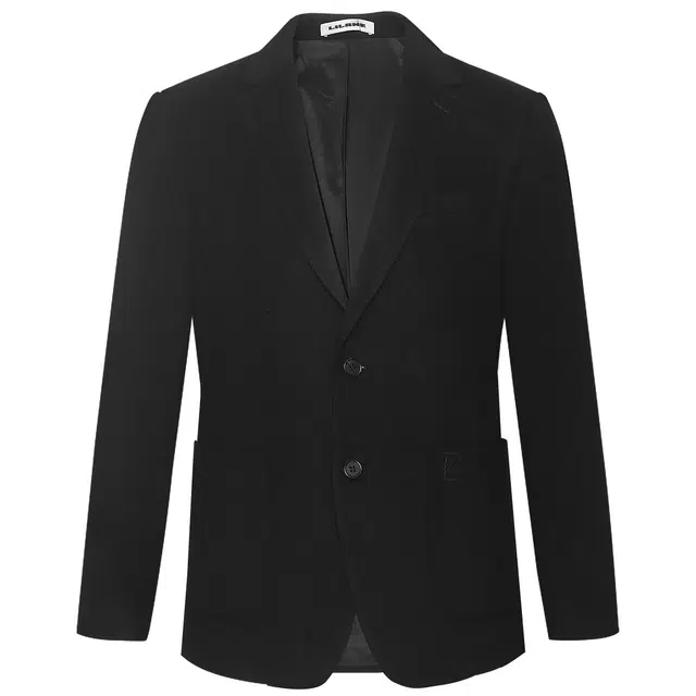 利郎 修身商务休闲质感简约百搭平驳领纯色秋季西装 男款