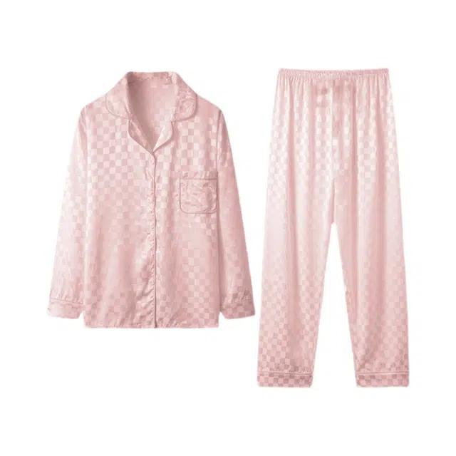 顶瓜瓜 夏季女透气舒适休闲轻盈可外穿家居服睡衣套装 女款