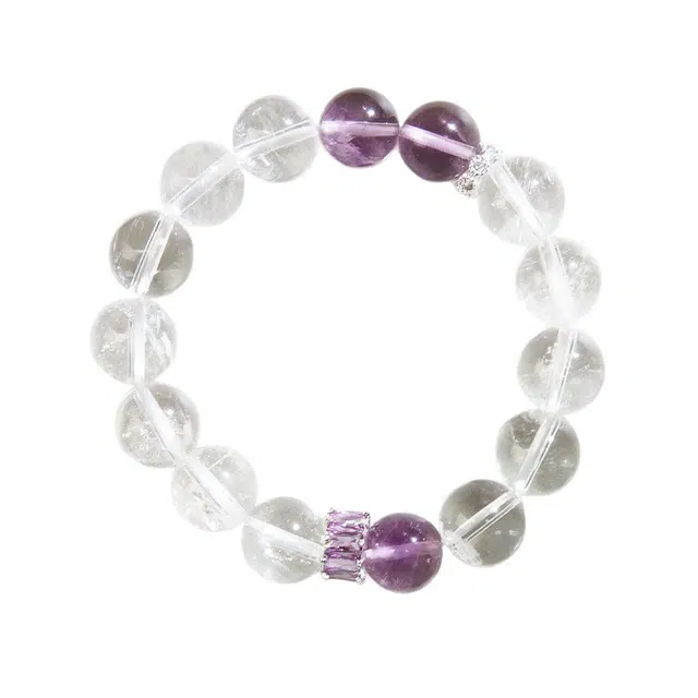 龙弗 紫气东来温婉大气古典雅致新中式 事业有成诸事顺利成功上岸本命年转运大吉大利圆圆满满#好运 紫水晶 手串 女款