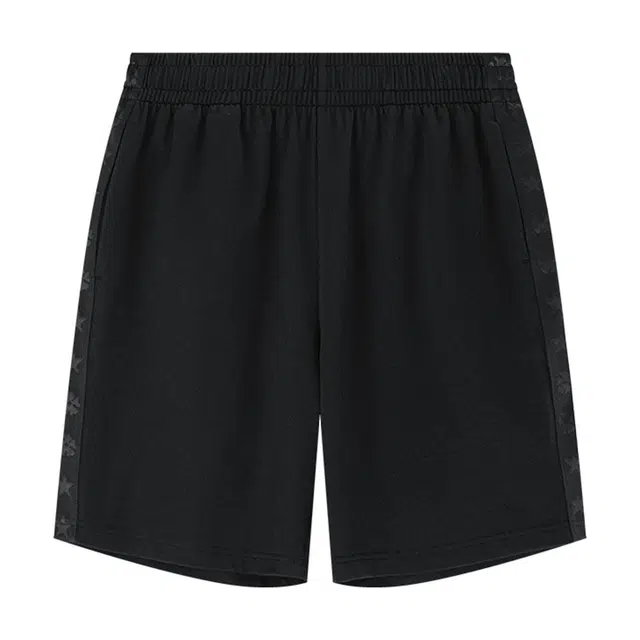 鸿星尔克 生活系列 纯色中腰透气百搭宽松休闲短裤 男款