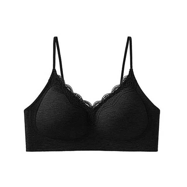 芬腾 小胸显大聚拢无痕蕾丝美背防下垂收副乳舒适立体杯无钢圈文胸 女款