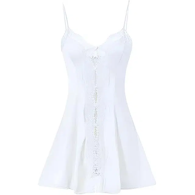 顶瓜瓜 夏季女纯欲设计优雅气质性感吊带家居服睡裙 女款