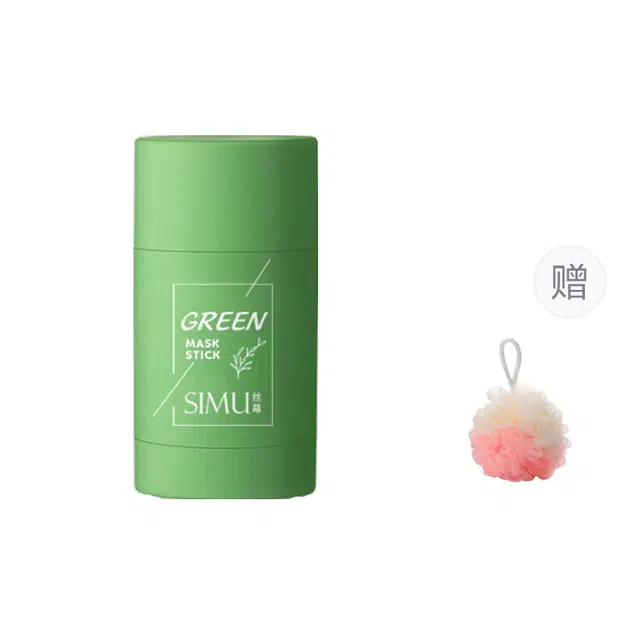 丝幕绿茶控油清洁泥膜赠沐浴球 舒缓维稳紧致保湿滋润清爽修护补水去黑头控油清洁