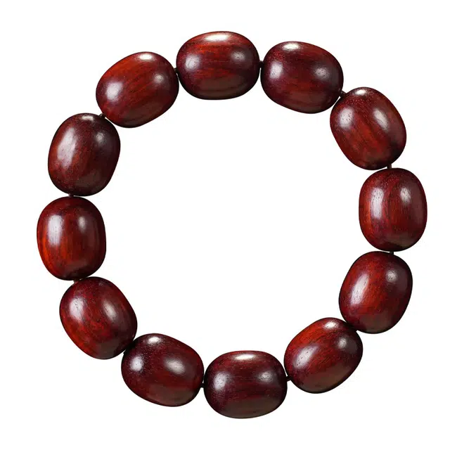 钵提 新中式国潮高密枣珠串木质佛珠单圈文玩念珠#好运 血檀 手串 男女同款情侣款