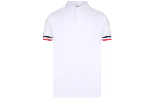 Moncler SS22 White Polo