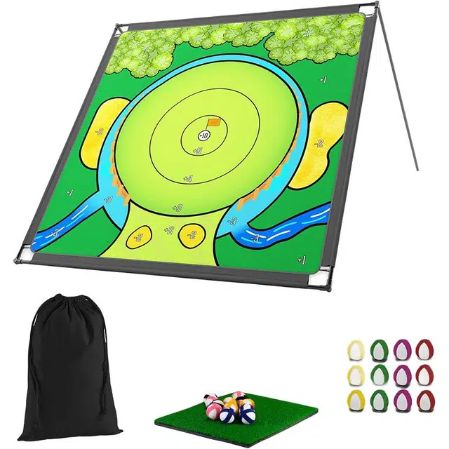 锦象鹤 高尔夫切杆游戏垫 投掷套圈