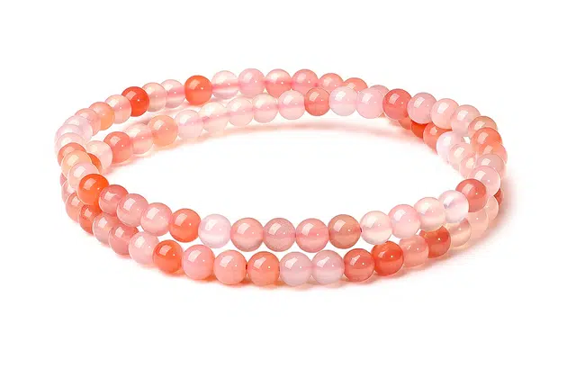 老庙 甜美糖果色叠戴手饰 简约时尚新中式国潮温柔大气转运珠串珠#好运天然 玛瑙 手串 女款