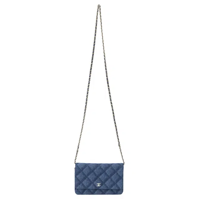 Chanel Denim Chain Print Bag