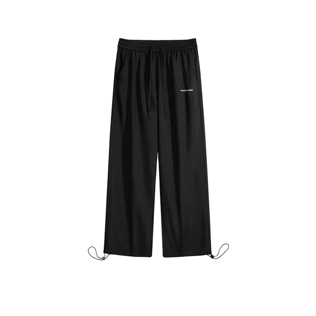 奇迹街区 日系潮牌简约直筒宽松百搭长裤休闲裤 男女同款