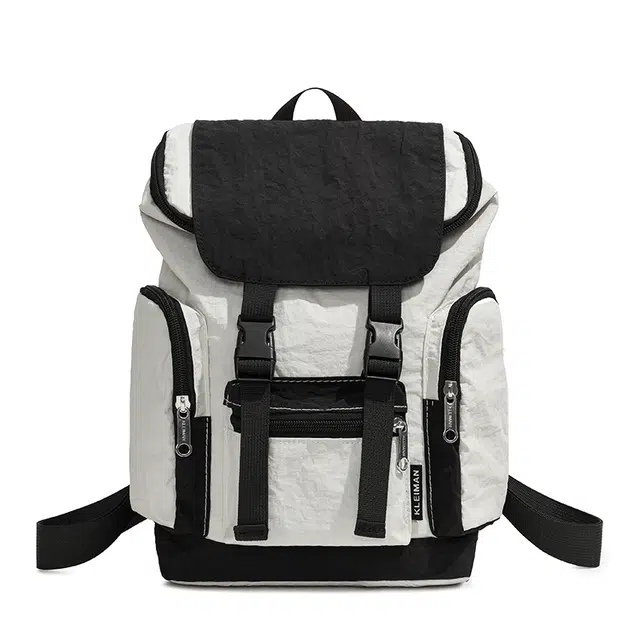 森马 徒步轻便背登山骑行背包 尼龙 双肩包 男女同款情侣款 多色