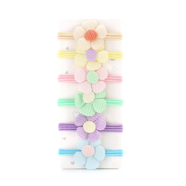 如花梦 简约百搭蝴蝶结#好运 布艺 发圈 女款