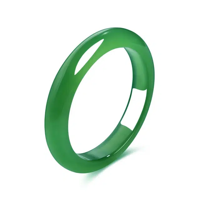 翠雅金楼 远山黛国风碧绿平安镯 新中式江南古韵平安顺遂古风旗袍汉服宫廷风 温婉大气优雅显气质百搭高级感 高档礼盒#好运 玉髓 手镯 女款