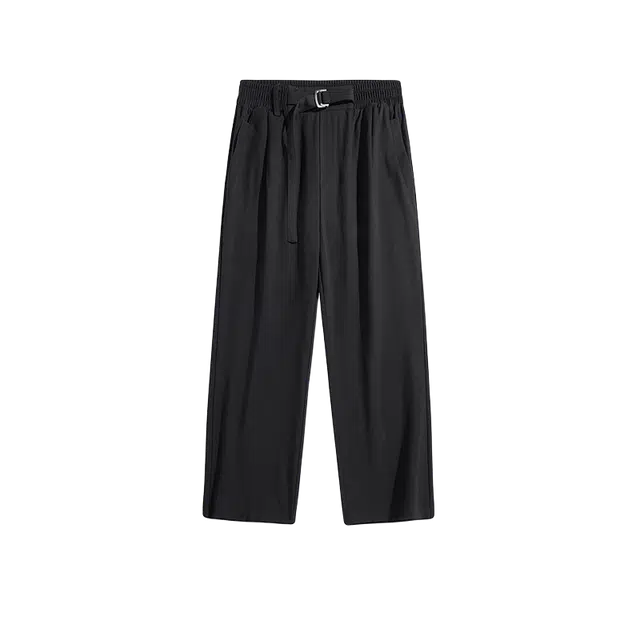 奇迹街区 日系潮牌简约直筒宽松阔腿百搭长裤休闲裤 男女同款