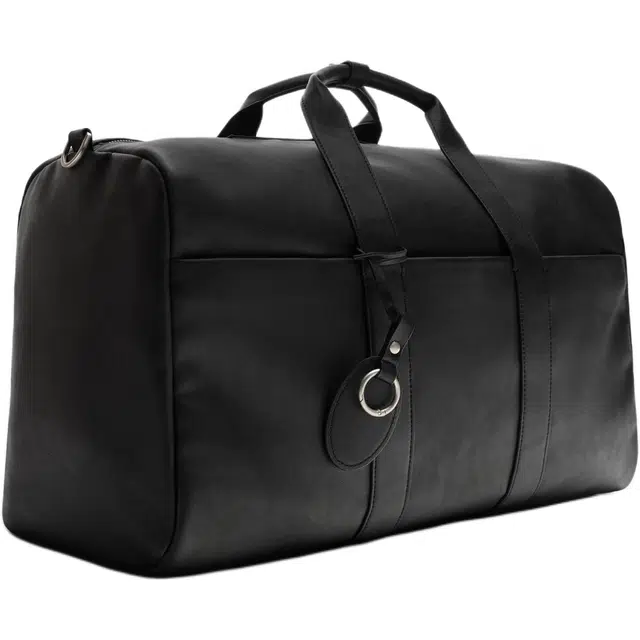 ZARA PU Travel Tote Bag Black