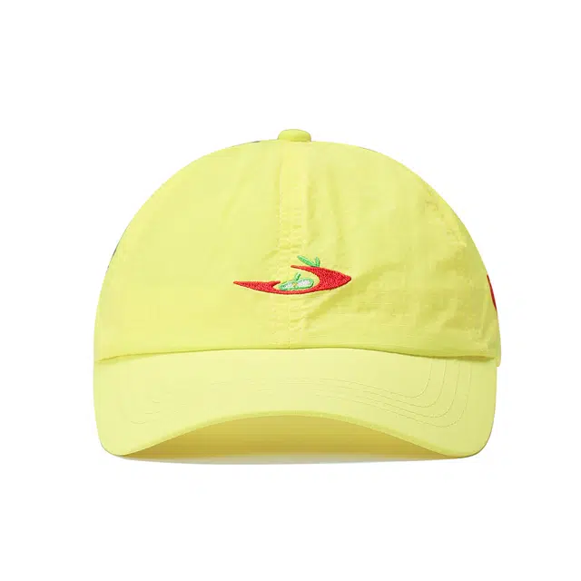 江南先生 美式复古防水肌理格纹水果刺绣宽松休闲百搭 锦纶 棒球帽 男女同款情侣款