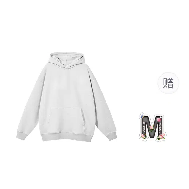 棉购 连帽美式宽松复古重磅卫衣 男女同款
