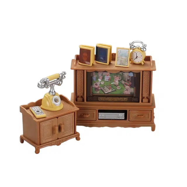 歌绒 迷你电视机微缩家具 过家家玩具