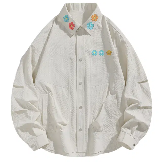 UPZCY UPF 50+ Floral Print Shirt