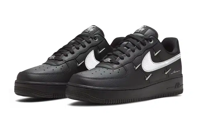 Nike Air Force 1 Low Black Silver