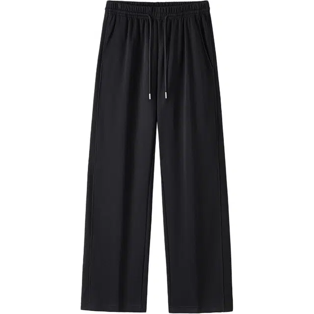 颂希尔 美式垂感设计卫裤夏季男宽松百搭阔腿运动裤休闲裤 男女同款