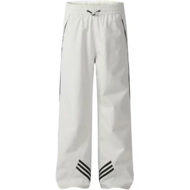 爱肯 美式高街斜活页三条杠条纹撞色拼接设计高级感户外通勤薄款舒适百搭直筒抽绳速干训练篮球运动基础款阔腿垂坠感休闲裤 男女同款